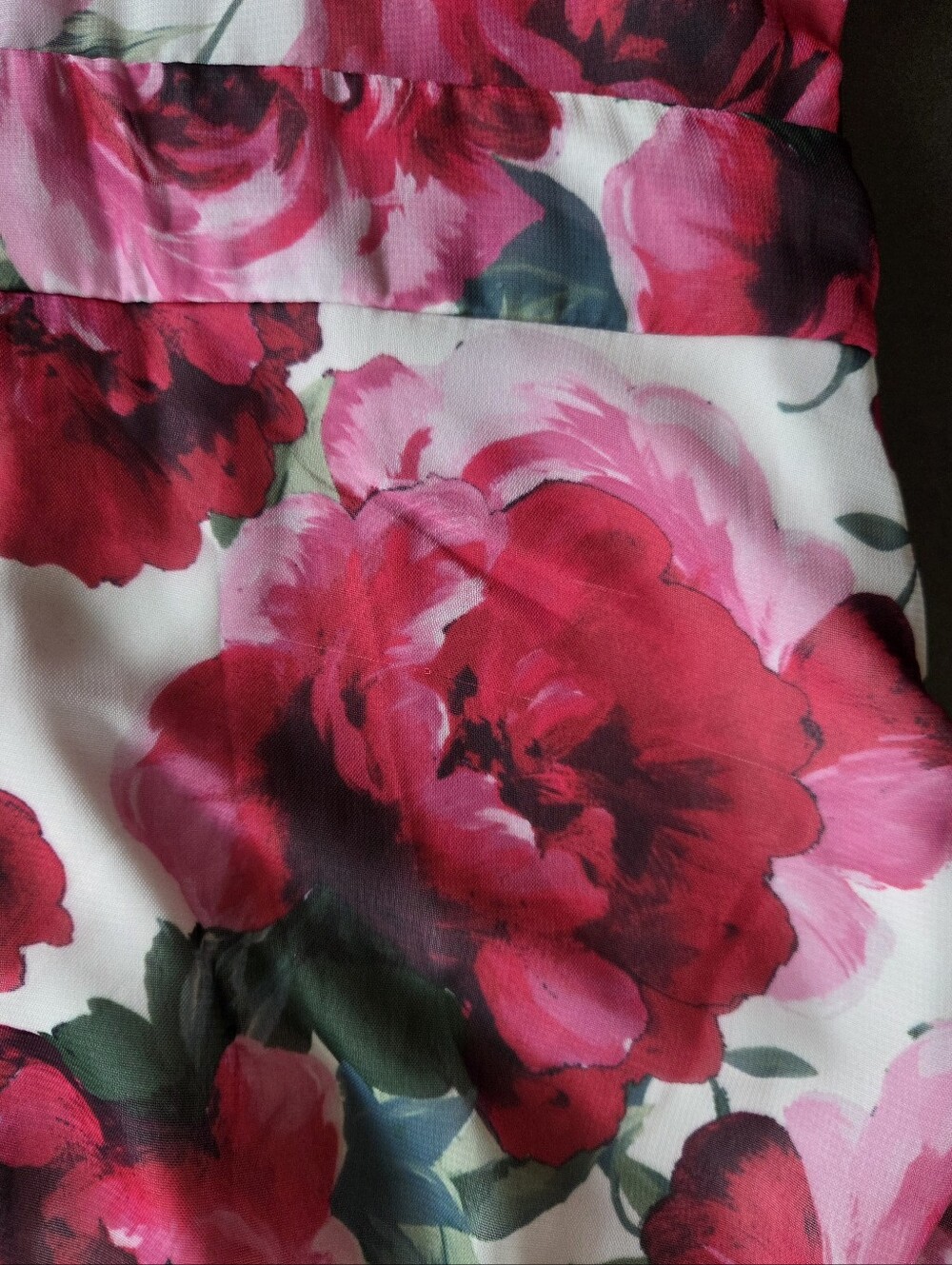 Betsy & Adam Women's Floral Print Ruffled Sleeveless Gown Size 10 NWT - Picture 12 of 14